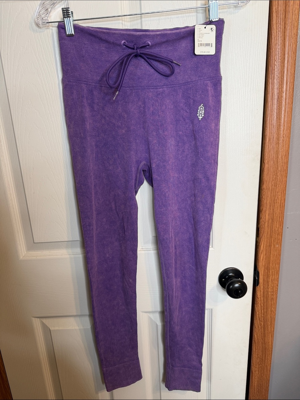 FP Movement by Free People Purple Drawstring Leggings